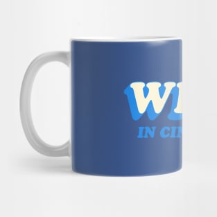 WKRP in Cincinnati Blue Mug